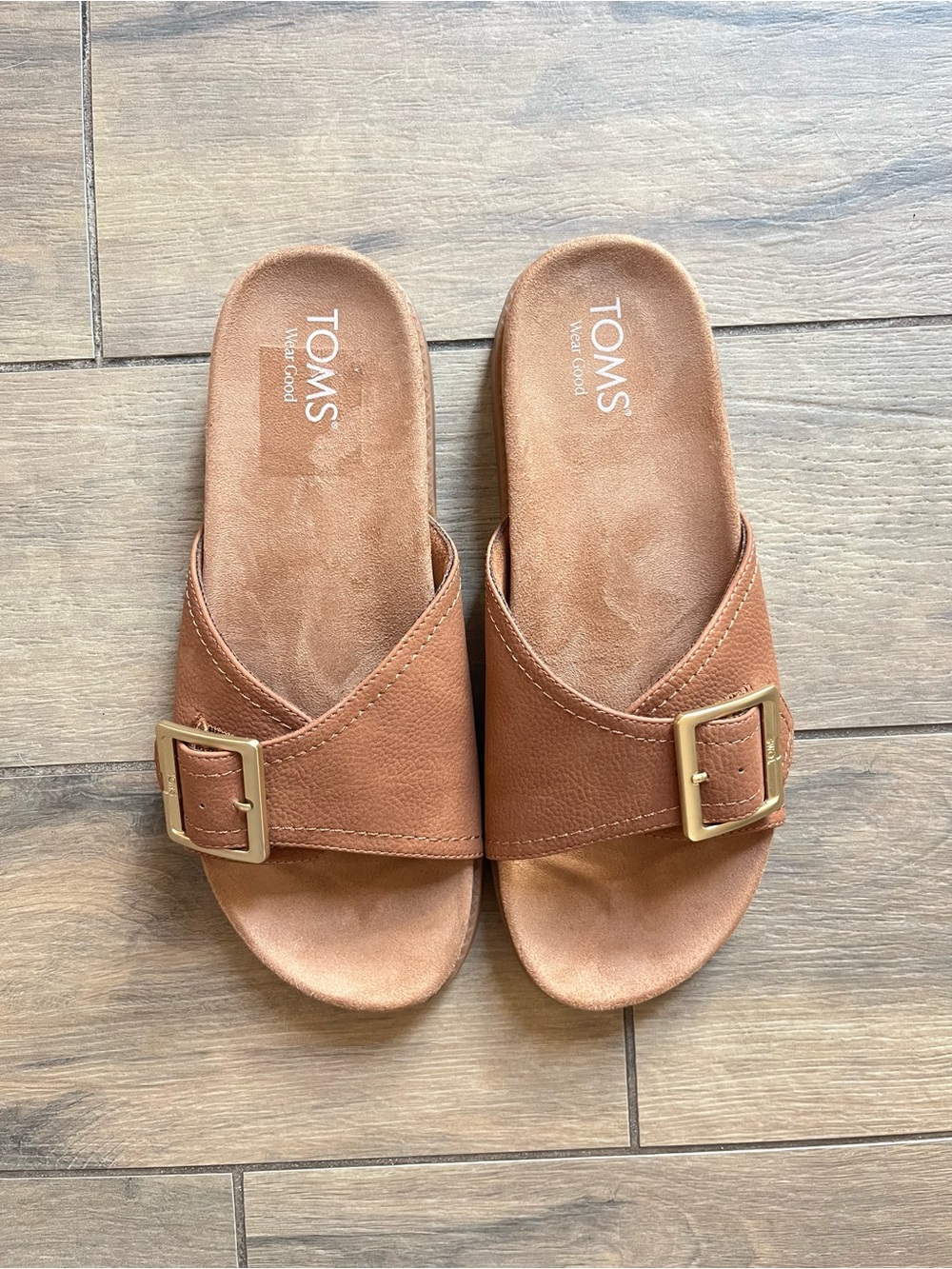 Toms Marin brown sandals 8.5
